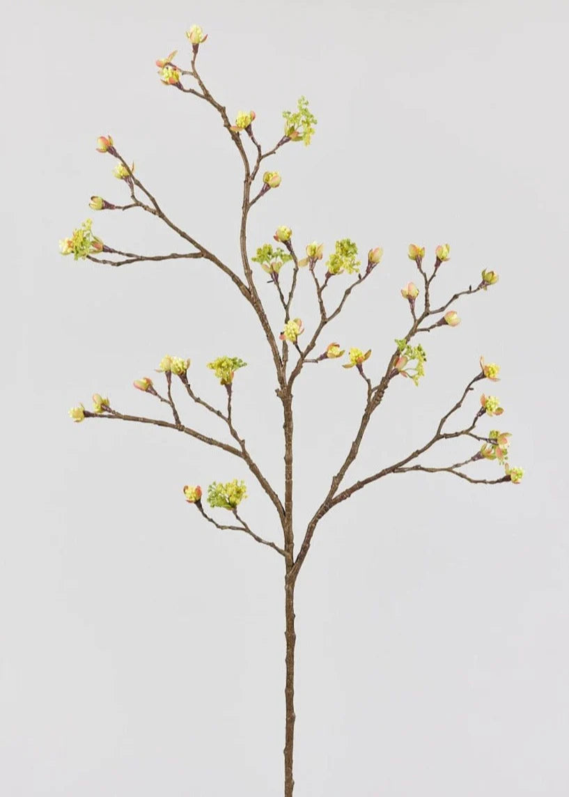 Artificial Budding Flower Branch - 42"
